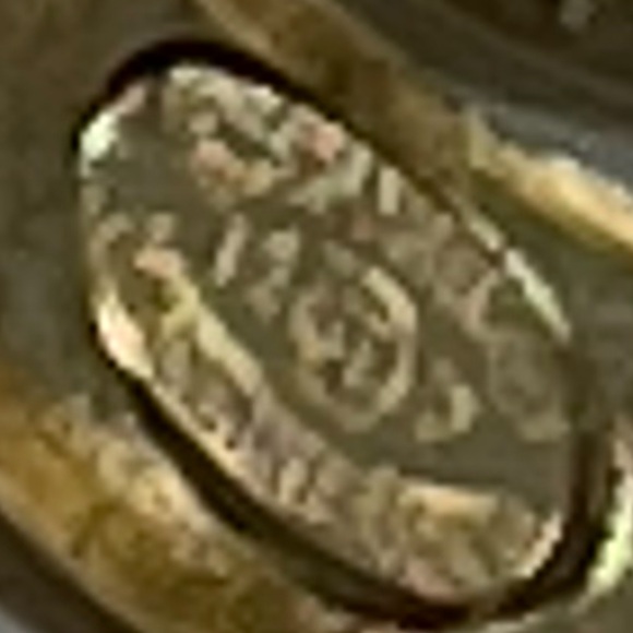 CHANEL Camellia CC Logo Rhinestone Gold Tone Ring Size 6 - Picture 9 of 14